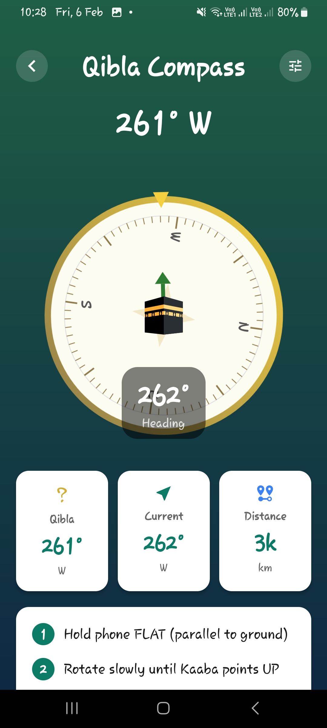 Qibla Compass